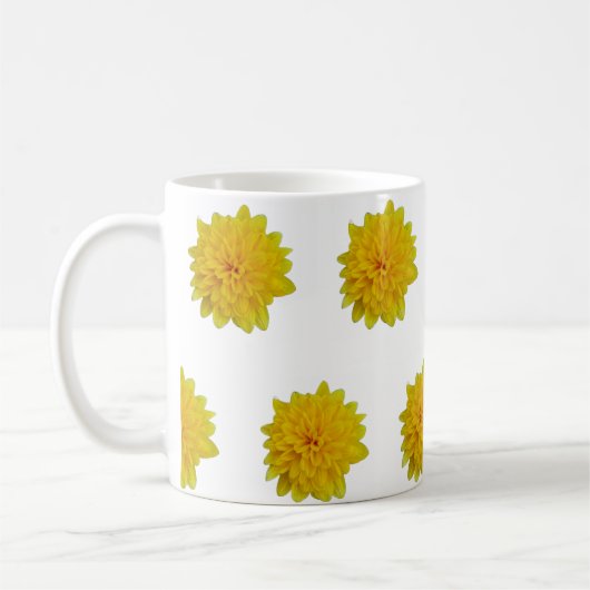 Mug Fleurs jaunes (Gauche)