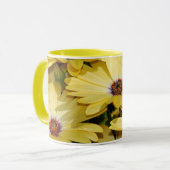 Mug Fleurs jaunes (Devant gauche)