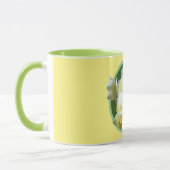 Mug Fleurs jaunes blanches de narcisse de jonquilles (Gauche)