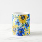 Mug Fleurs Jaunes Bleues (Centre)