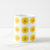 Mug Fleurs jaunes colorées (Centre)