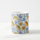 Mug Fleurs Jaunes : Conception Textile sans joint (Centre)
