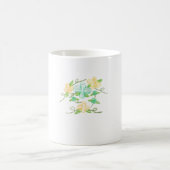 Mug Fleurs jaunes et bleues (Centre)