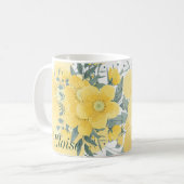 Mug Fleurs Jaunes Sunny (Devant gauche)