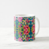 Mug - Fleurs kaléidoscopiques (Devant droit)