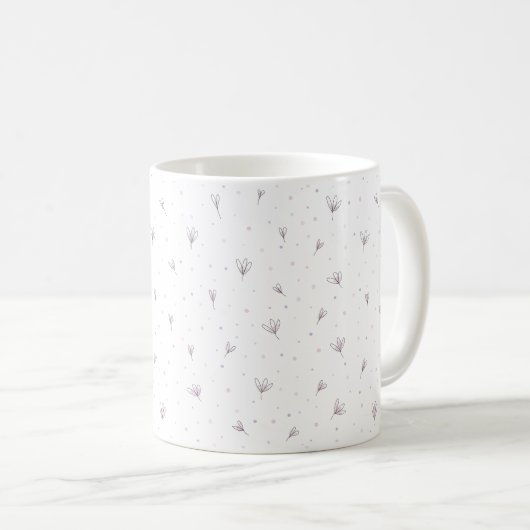 Mug Fleurs Lilac (Devant droit)