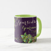 Mug fleurs lilas (Devant droit)