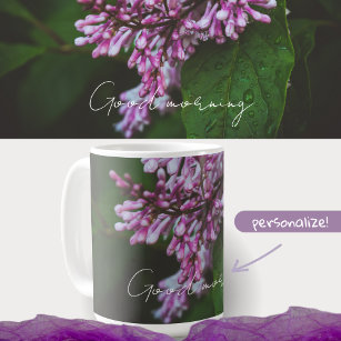 Mug Fleurs lilas violettes après la pluie
