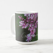 Mug Fleurs lilas violettes après la pluie (Devant gauche)