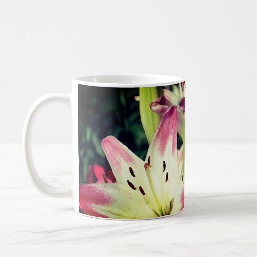 Mug Fleurs Lily souriantes (Gauche)