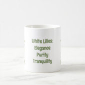 Mug Fleurs Lys Blanches (Centre)