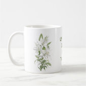Mug Fleurs Lys Blanches (Gauche)