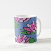 Mug Fleurs Lys D'Eau (Devant droit)