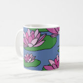 Mug Fleurs Lys D'Eau (Devant gauche)