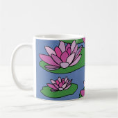 Mug Fleurs Lys D'Eau (Gauche)