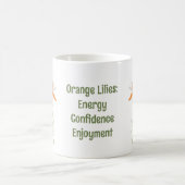Mug Fleurs Lys orange (Centre)