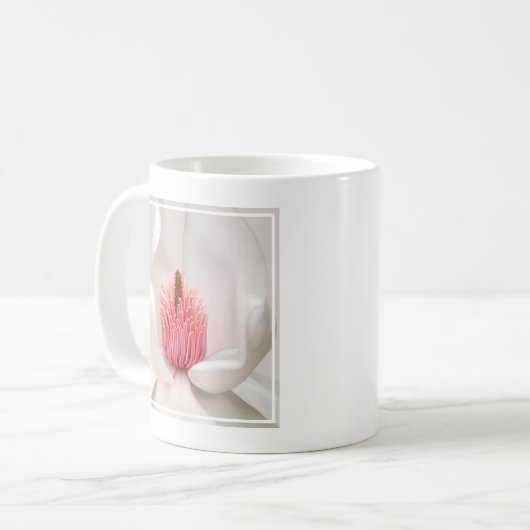 Mug Fleurs | Magnolia blanche (Devant gauche)