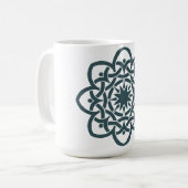 Mug Fleurs Mandala (Devant gauche)