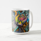 Mug Fleurs Mandala (Devant droit)