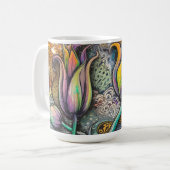 Mug Fleurs Mandala (Devant gauche)