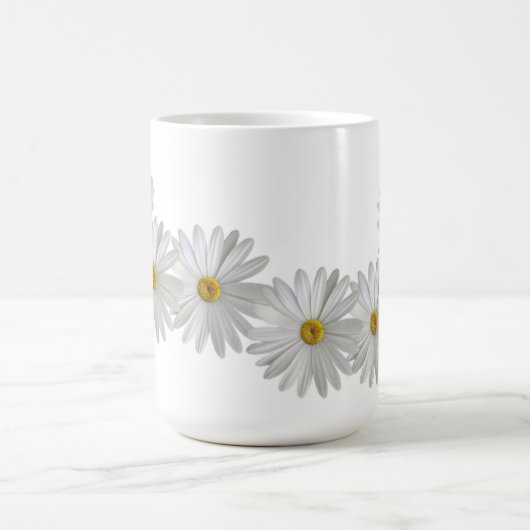 Mug Fleurs marguerites blanches (Centre)