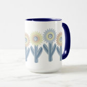 Mug Fleurs Mécaniques (Devant droit)