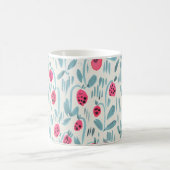 Mug Fleurs minuscules : Aquarelle transparente (Centre)