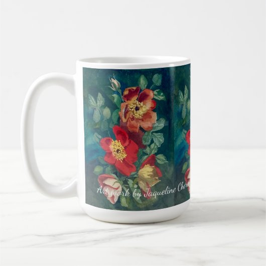 Mug Fleurs Mixtes par Jaqueline Cheron Bayard (Gauche)