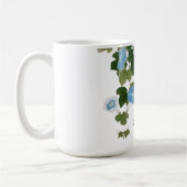 Mug Fleurs Moderne Nom Propre Professionnel (Gauche)