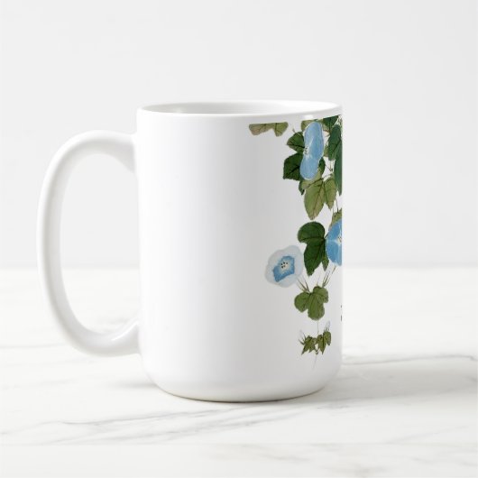 Mug Fleurs Moderne Nom Propre Professionnel (Gauche)