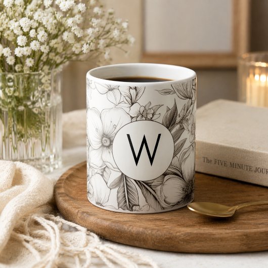 Mug Fleurs Modernes