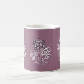 Mug Fleurs monochromes en mauve (Centre)