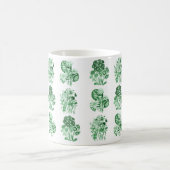 Mug Fleurs monochromes en vert (Centre)