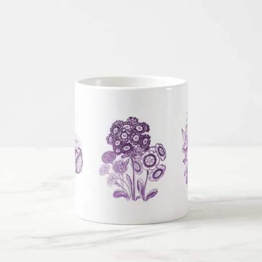 Mug Fleurs monochromes en violet (Centre)