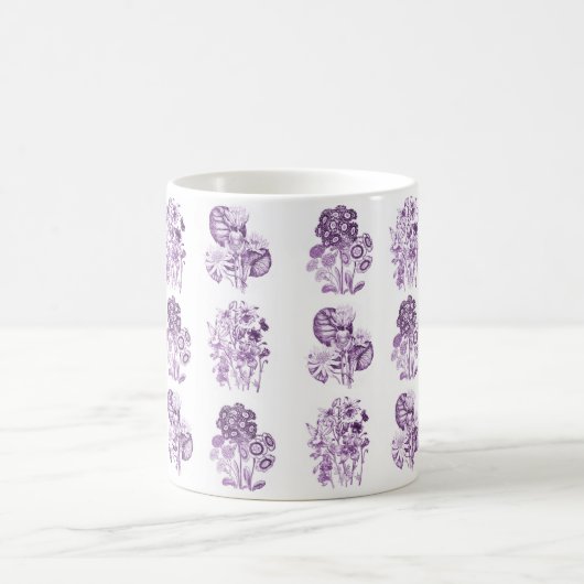 Mug Fleurs monochromes en violet (Centre)
