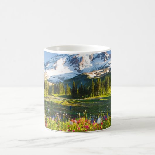 Mug Fleurs | Mt. Rainier Fleurs sauvages (Centre)