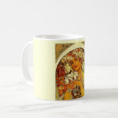 Mug fleurs mucha (Devant gauche)
