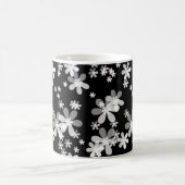 Mug fleurs noir blanc (Centre)