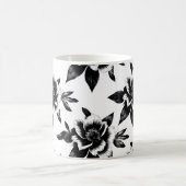 Mug Fleurs noires et blanches (Centre)