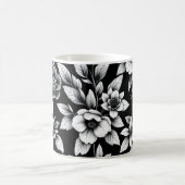 Mug Fleurs noires et blanches (Centre)