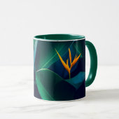Mug Fleurs | Oiseau du paradis (Devant droit)