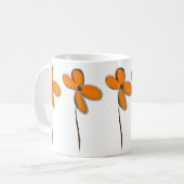 Mug Fleurs orange (Devant gauche)