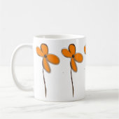 Mug Fleurs orange (Gauche)