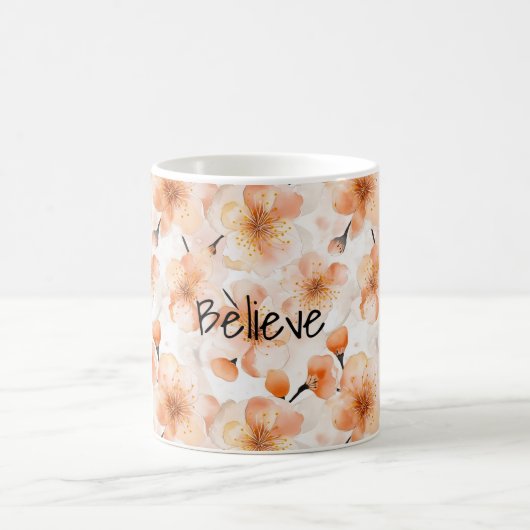 Mug Fleurs Orange Croire (Centre)