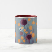 Mug Fleurs orange et rose abstraites (Centre)