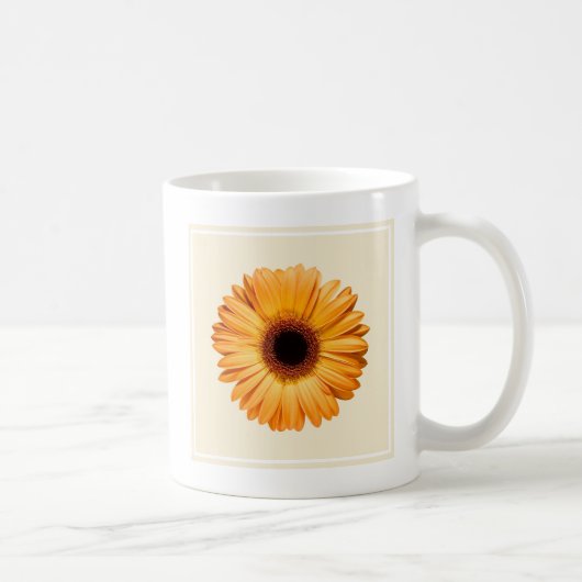 Mug Fleurs | Orange Gerbera (Droite)