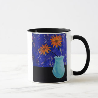 Mug Fleurs oranges