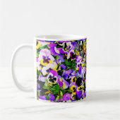 Mug fleurs panseuses multicolores (Gauche)