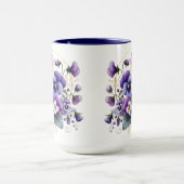 Mug Fleurs Pansy Violet (Centre)