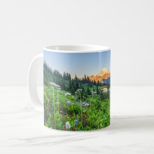 Mug Fleurs | Parc national du Mont Rainier (Devant gauche)